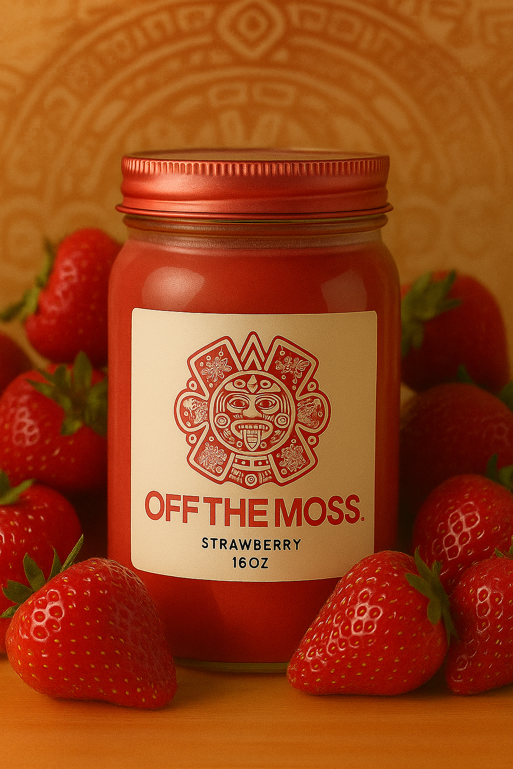 Off The Moss - Strawberry Sea Moss Gel  (16oz)